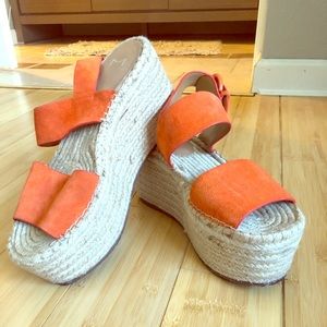 Marc Fisher "Rex" suede sandals